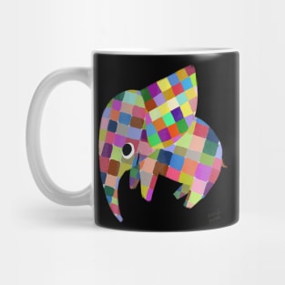 Elmer the Patchwork Elephant Mug